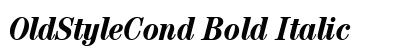 OldStyleCond Bold Italic preview