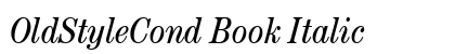 OldStyleCond Book Italic preview