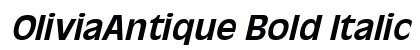OliviaAntique Bold Italic preview