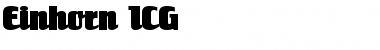 Einhorn ICG Font