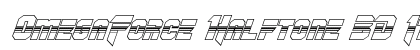 OmegaForce Halftone 3D Italic Italic preview