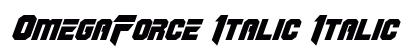OmegaForce Italic Italic preview