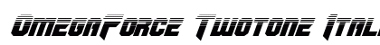 OmegaForce Twotone Italic Italic preview