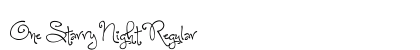 One Starry Night Regular preview