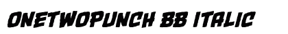 OneTwoPunch BB Italic preview