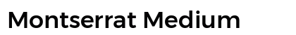 Montserrat Medium Preview