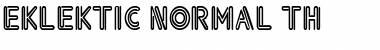 Eklektic-Normal Th Font