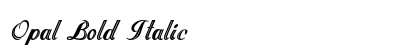 Opal Bold Italic preview