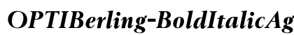 OPTIBerling-BoldItalicAg ItalicBold preview