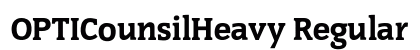 OPTICounsilHeavy Regular preview