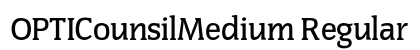 OPTICounsilMedium Regular preview