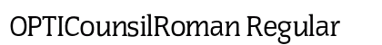 OPTICounsilRoman Regular preview