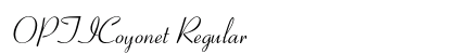 OPTICoyonet Regular preview