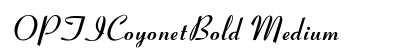 OPTICoyonetBold Medium preview