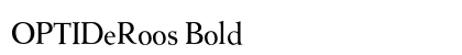 OPTIDeRoos Bold preview