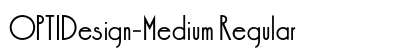 OPTIDesign-Medium Regular Preview