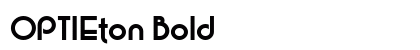OPTIEton Bold preview