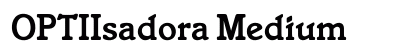 OPTIIsadora Medium preview