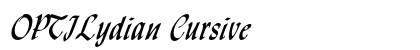 OPTILydian Cursive preview
