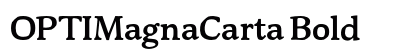 OPTIMagnaCarta Bold preview