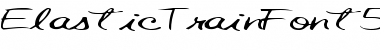 Download ElasticTrainFont59 Font