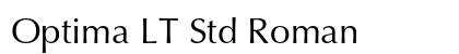 Optima LT Std Roman Preview