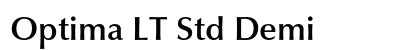 Optima LT Std Demi Preview