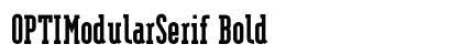 OPTIModularSerif Bold preview