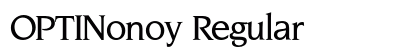 OPTINonoy Regular Preview
