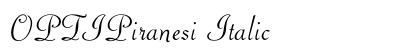 OPTIPiranesi Italic preview