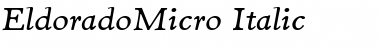 EldoradoMicro Font