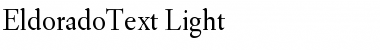 EldoradoText Regular Font