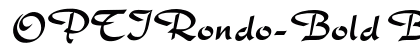 OPTIRondo-Bold Bold preview