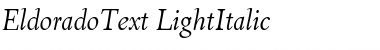 EldoradoText Font