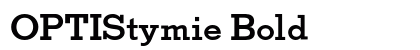 OPTIStymie Bold preview