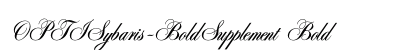 OPTISybaris-BoldSupplement Bold preview