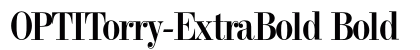 OPTITorry-ExtraBold Bold preview