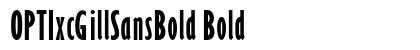 OPTIxcGillSansBold Bold preview