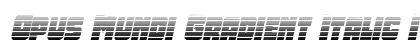 Opus Mundi Gradient Italic Italic preview