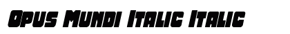 Opus Mundi Italic Italic preview