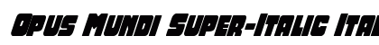 Opus Mundi Super-Italic Italic preview