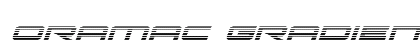 Oramac Gradient Italic Italic preview