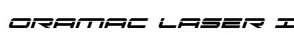Oramac Laser Italic Italic preview