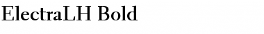 ElectraLH Bold Font