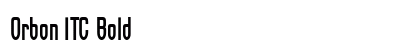 Orbon ITC Bold preview