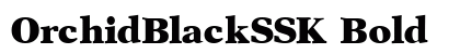OrchidBlackSSK Bold preview