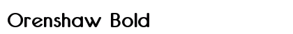Orenshaw Bold preview