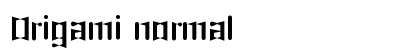Origami normal Preview