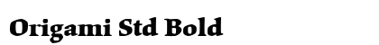 Origami Std Bold preview