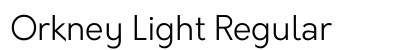 Orkney Light Regular Preview